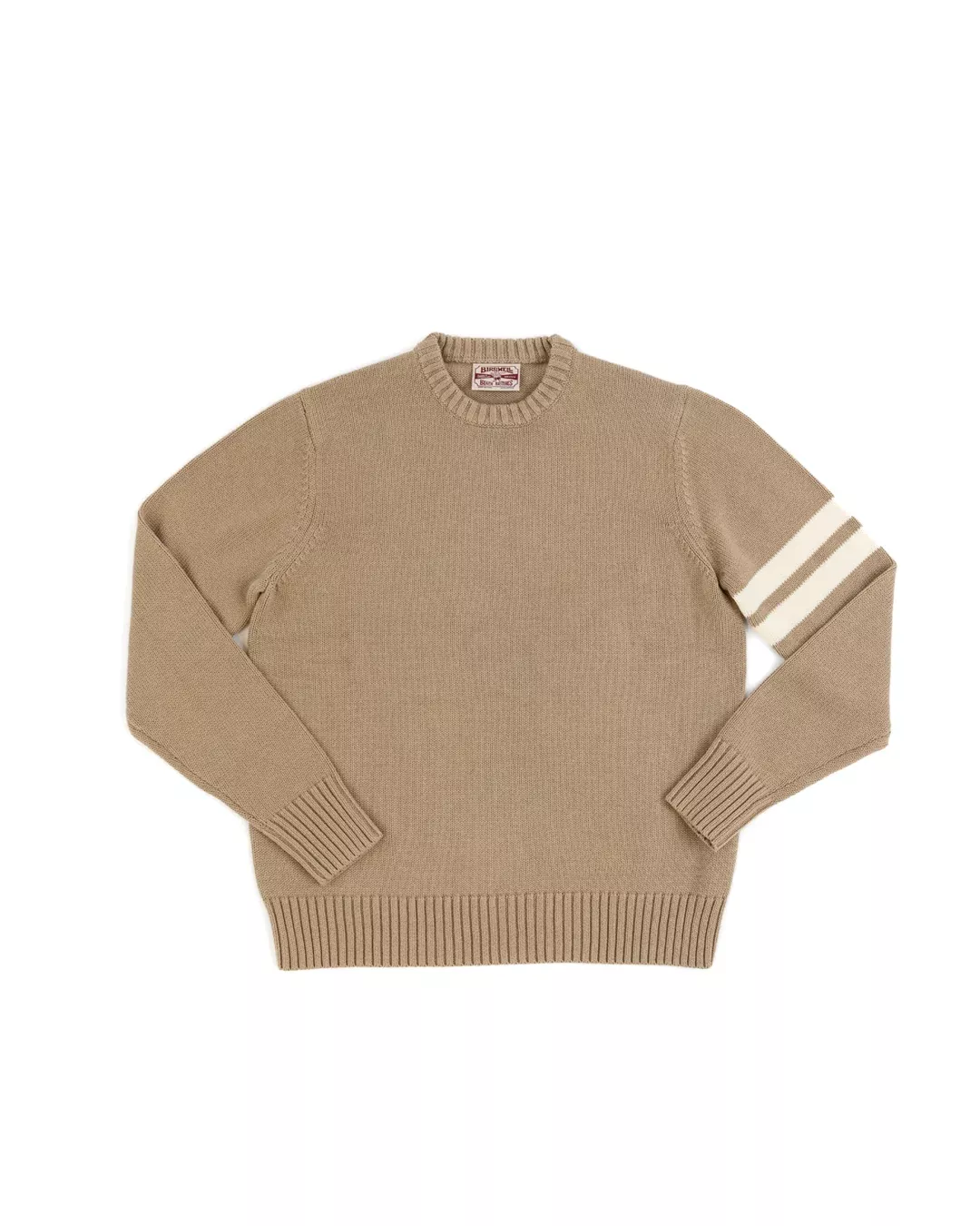 Comp Stripe Sweater - Bark/Bone – Birdwell