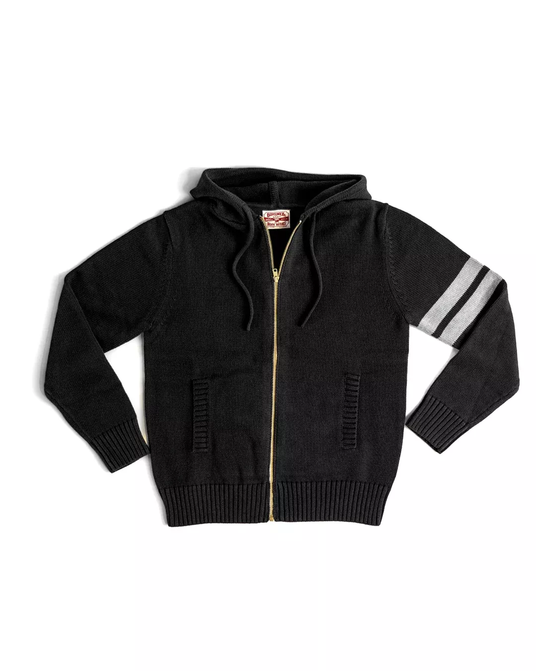 Comp Zip Sweater - Black/Gray – Birdwell