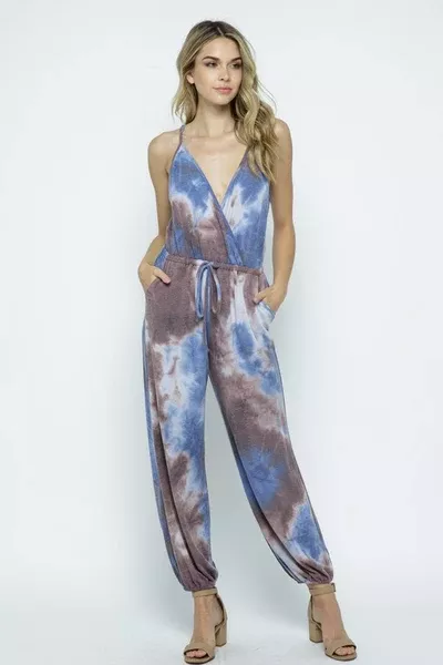 Cotton Candy Blue Jumpsuit