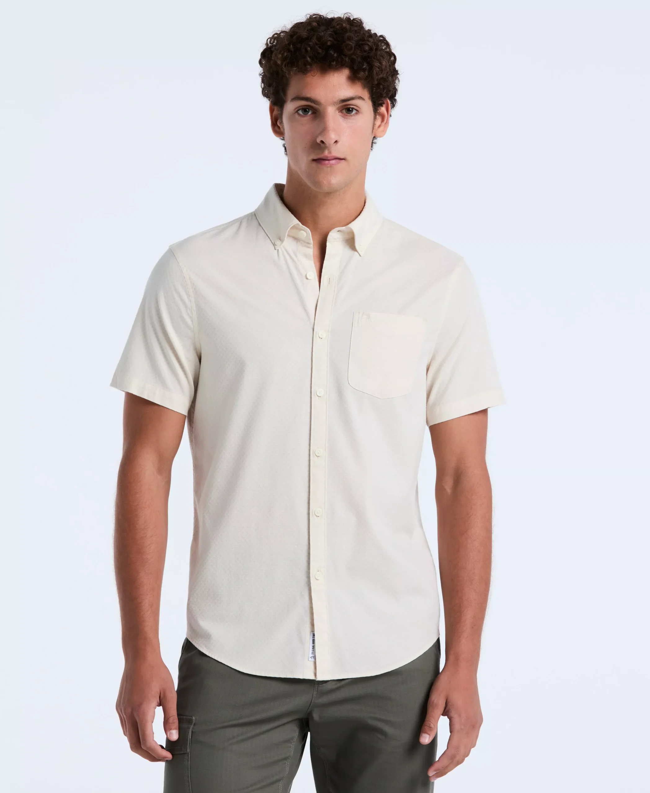 Cotton Dobby Check Shirt