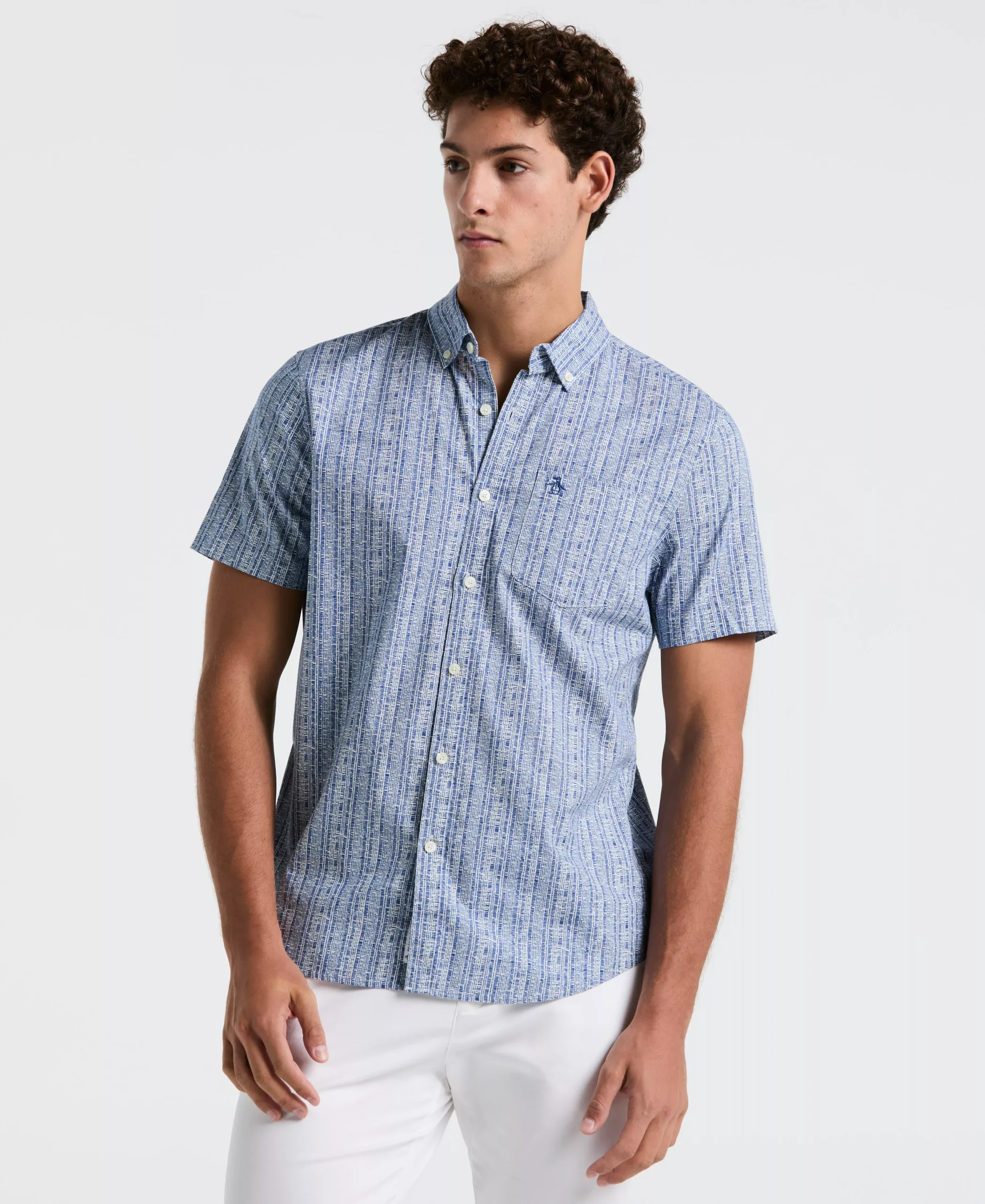 Cotton Poplin Texture Shirt