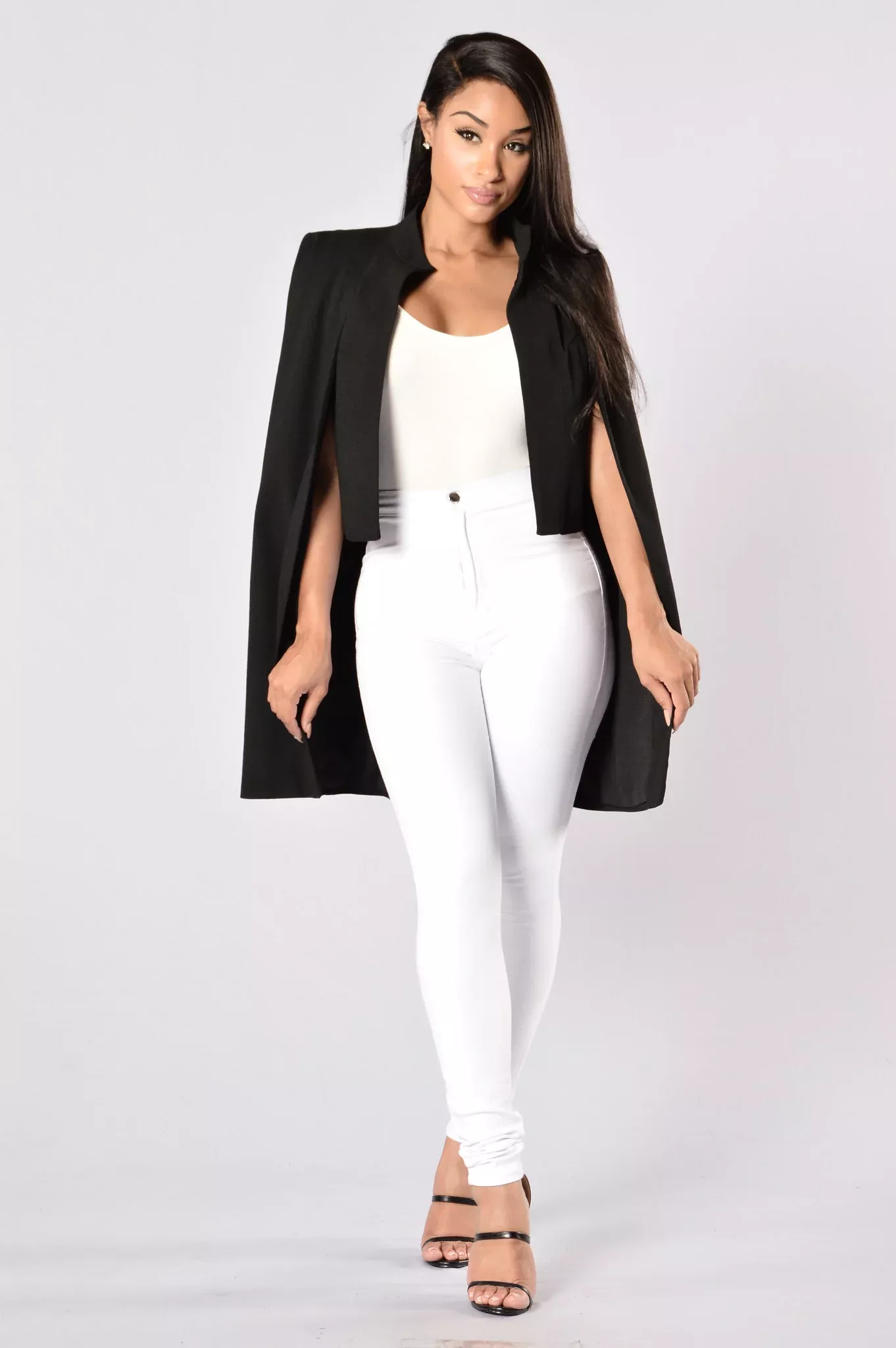Countess Cape Blazer - Black