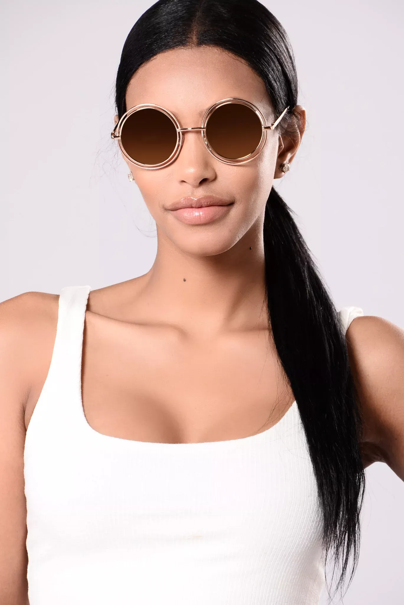 Courtney Sunglasses - Gold/Pink
