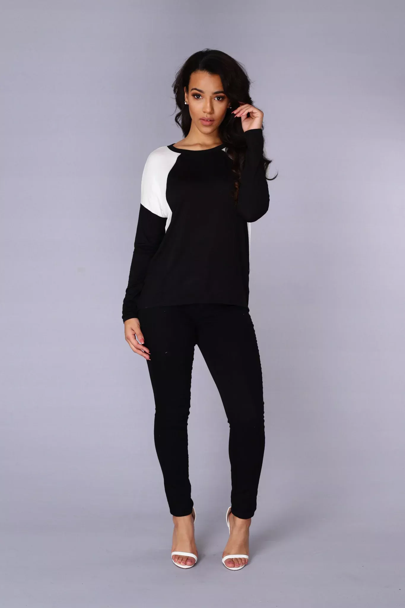 Courtside Tee - Black/Ivory