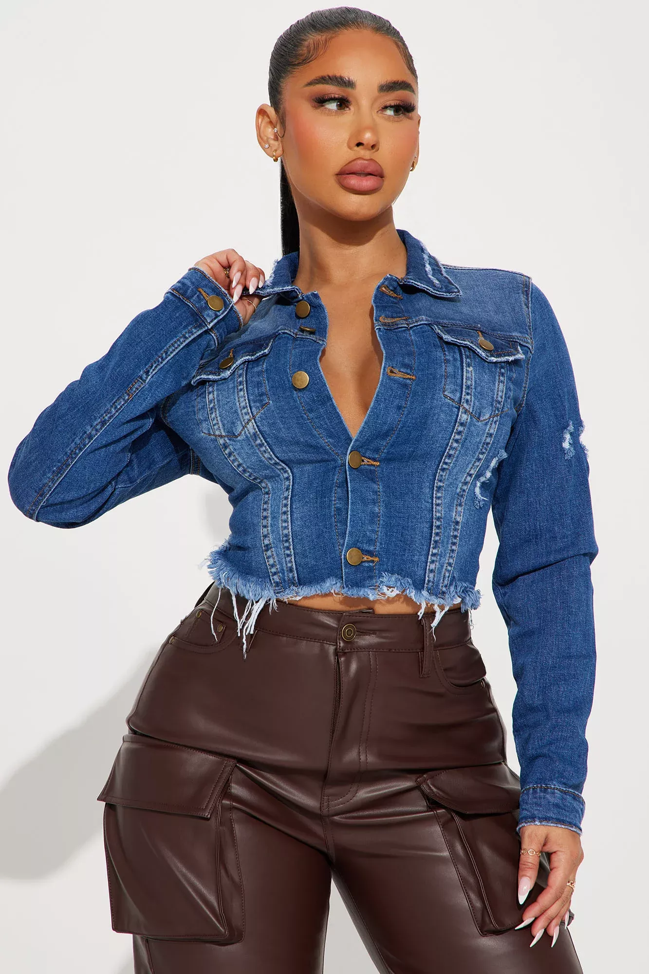 Crop It Out Jacket - Medium