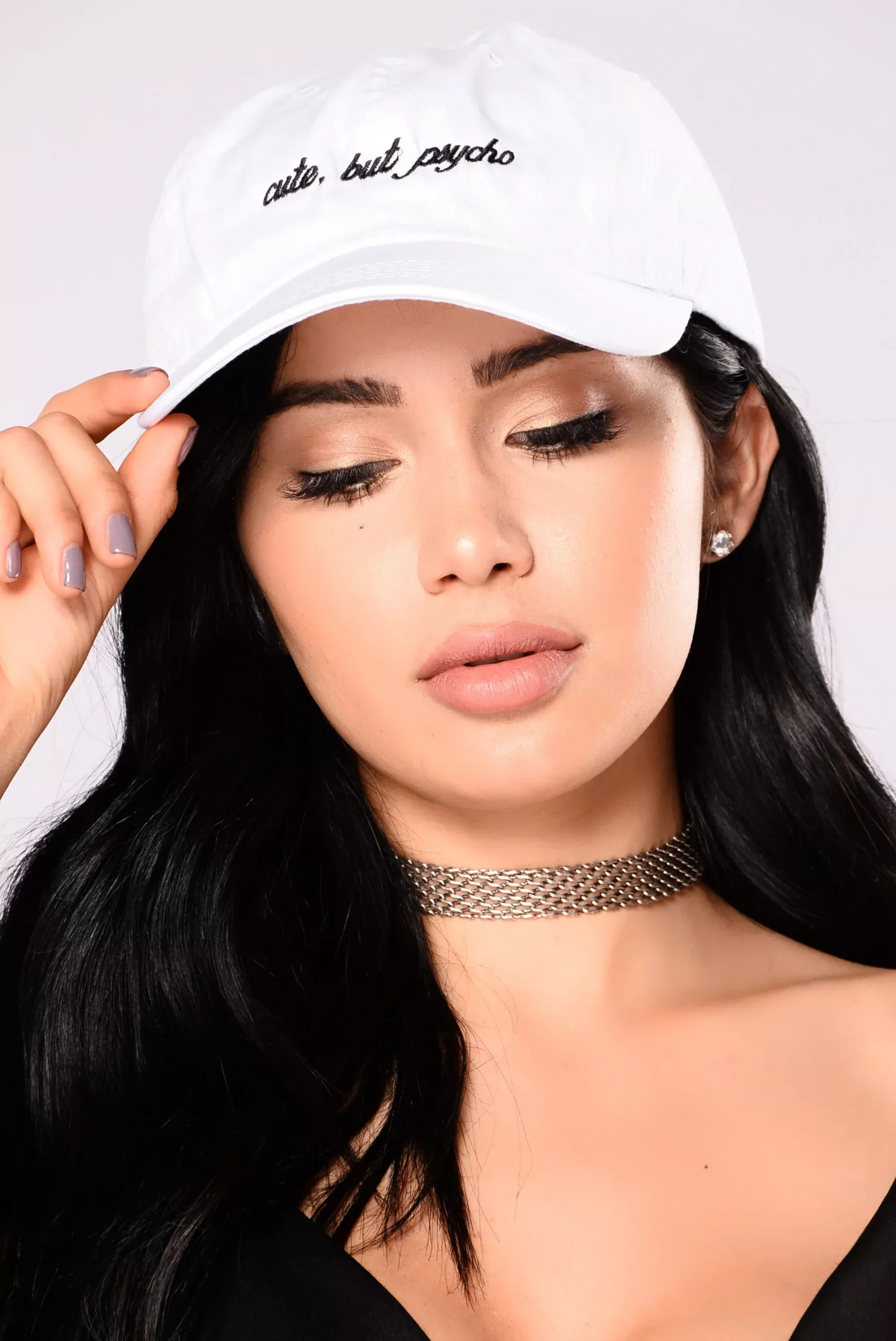 Cute But Psycho Cap - White