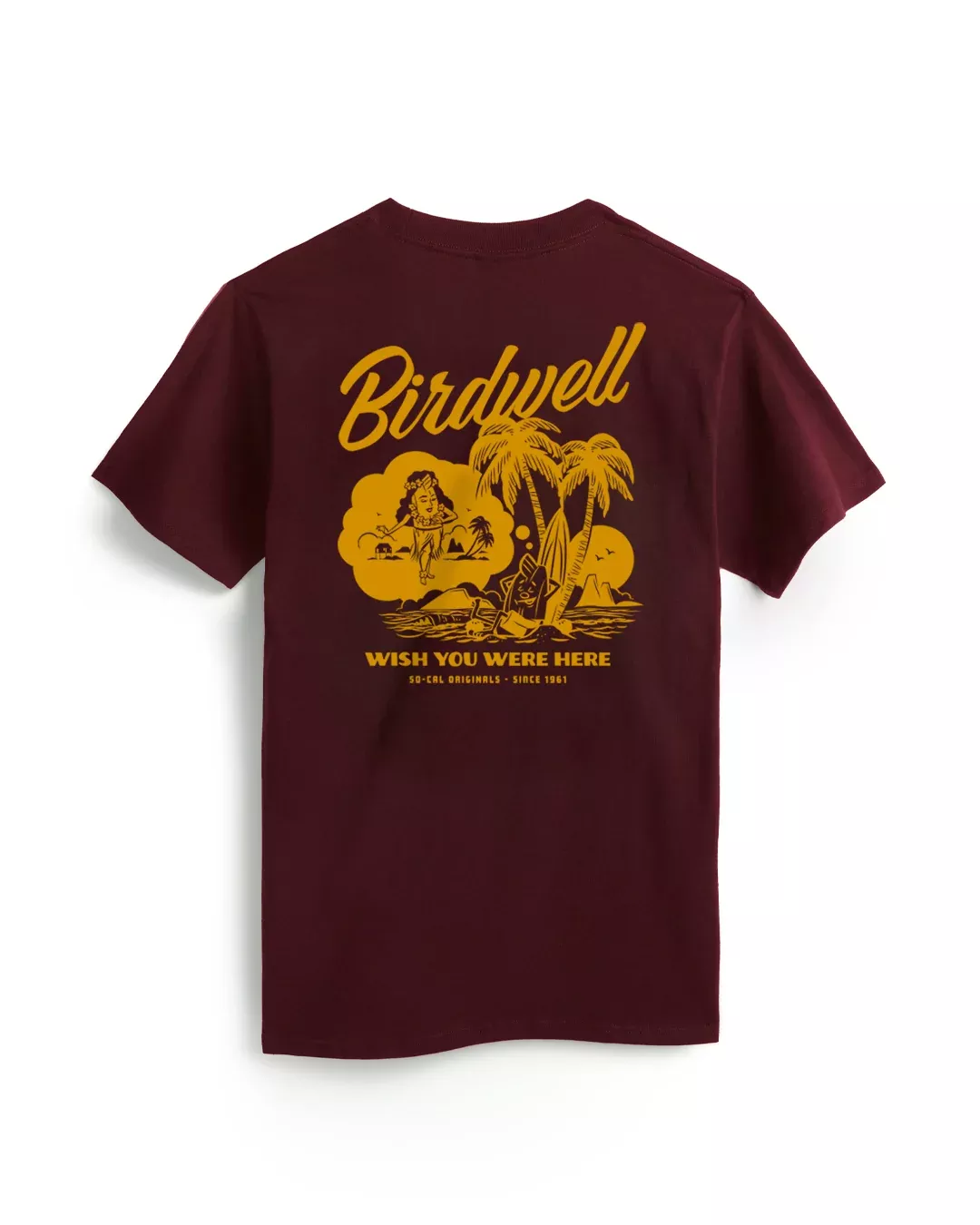 Daydreamin Birdie T-Shirt - Burgundy – Birdwell