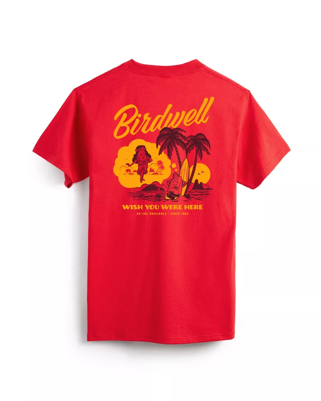 Daydreamin Birdie T-Shirt - Fuji Red – Birdwell