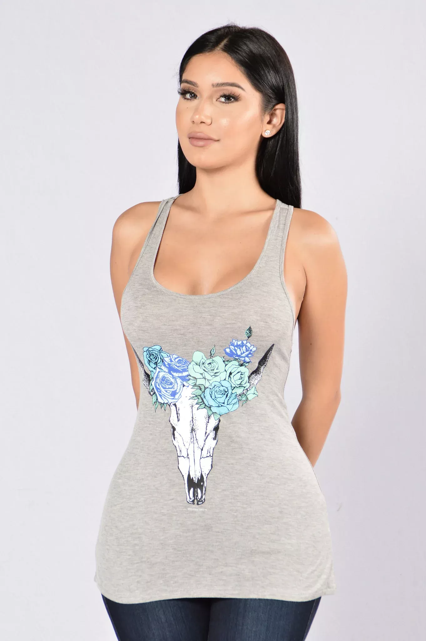 Desert Valley Tank - Heather Grey