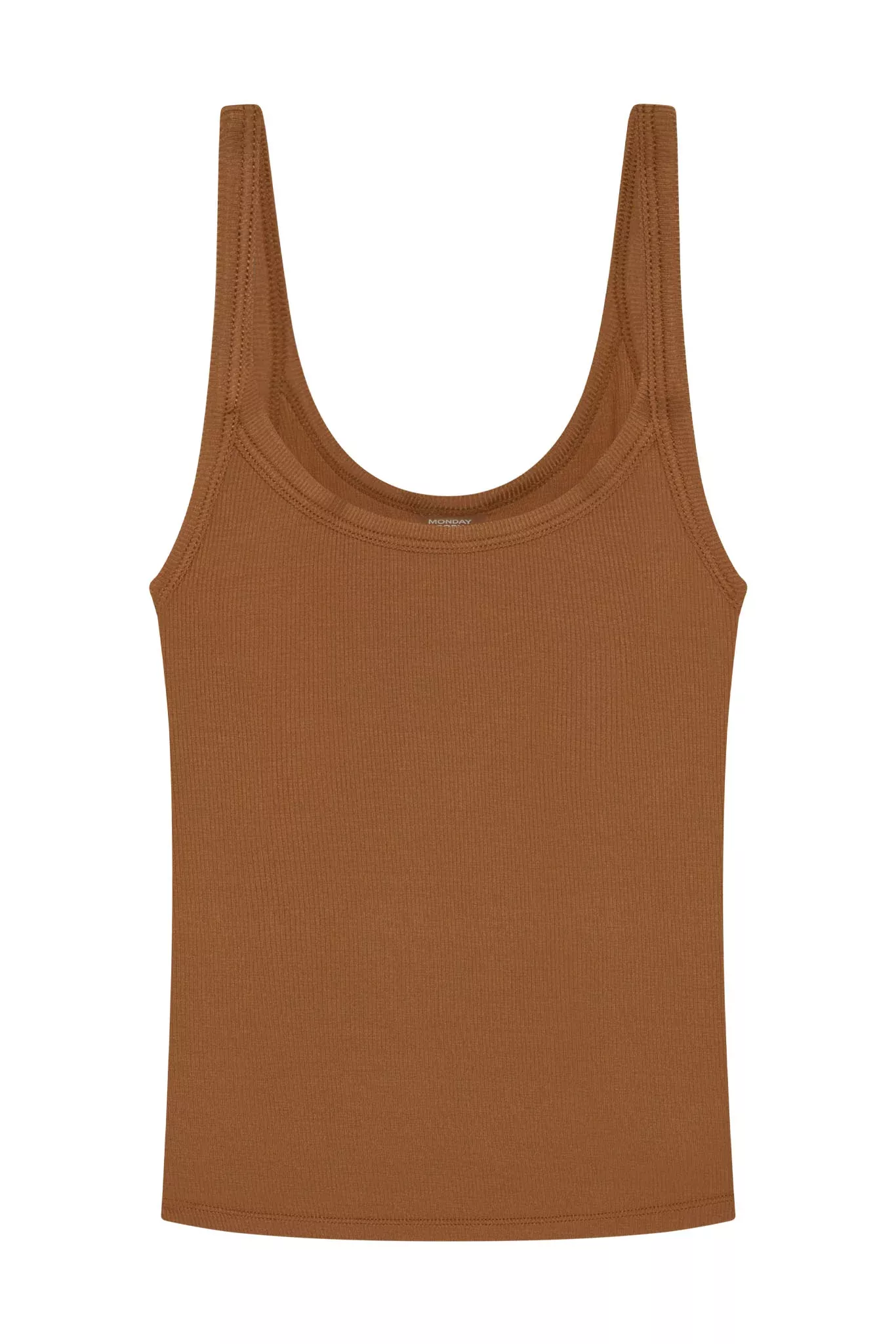 Devin Tank Long - Caramel Lightweight Rib
