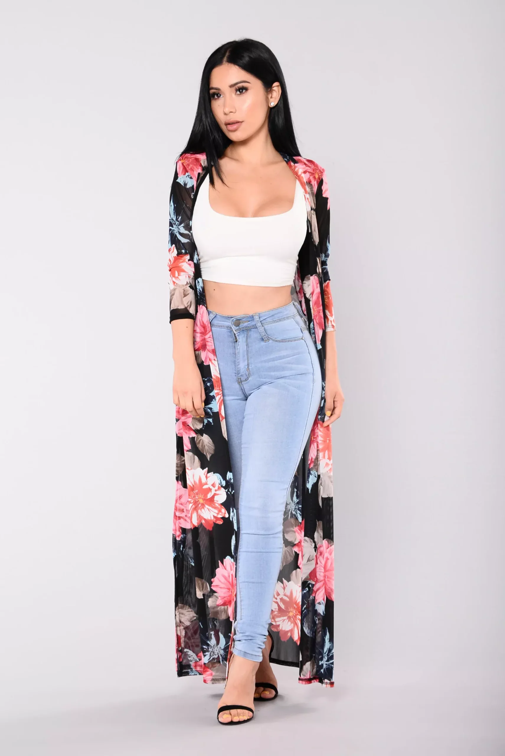 Diana Tropical Duster - Black