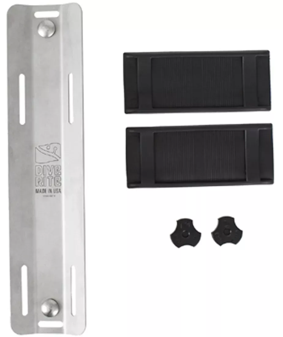 Dive Rite Backplate Single Tank Adaptor Stainless Steel
