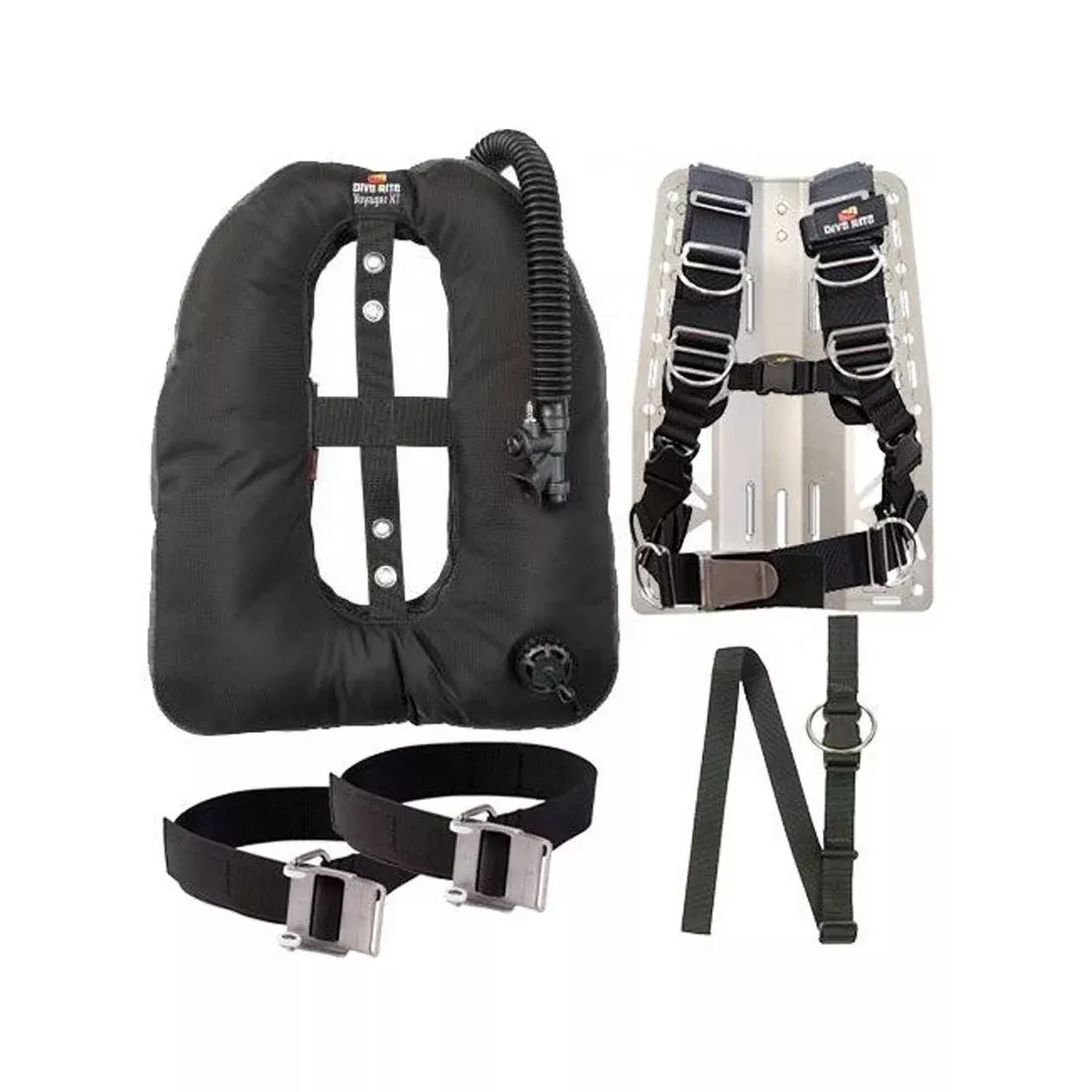 Dive Rite TransPlate XT BCD Harness System w/ Voyager XT Wing Package