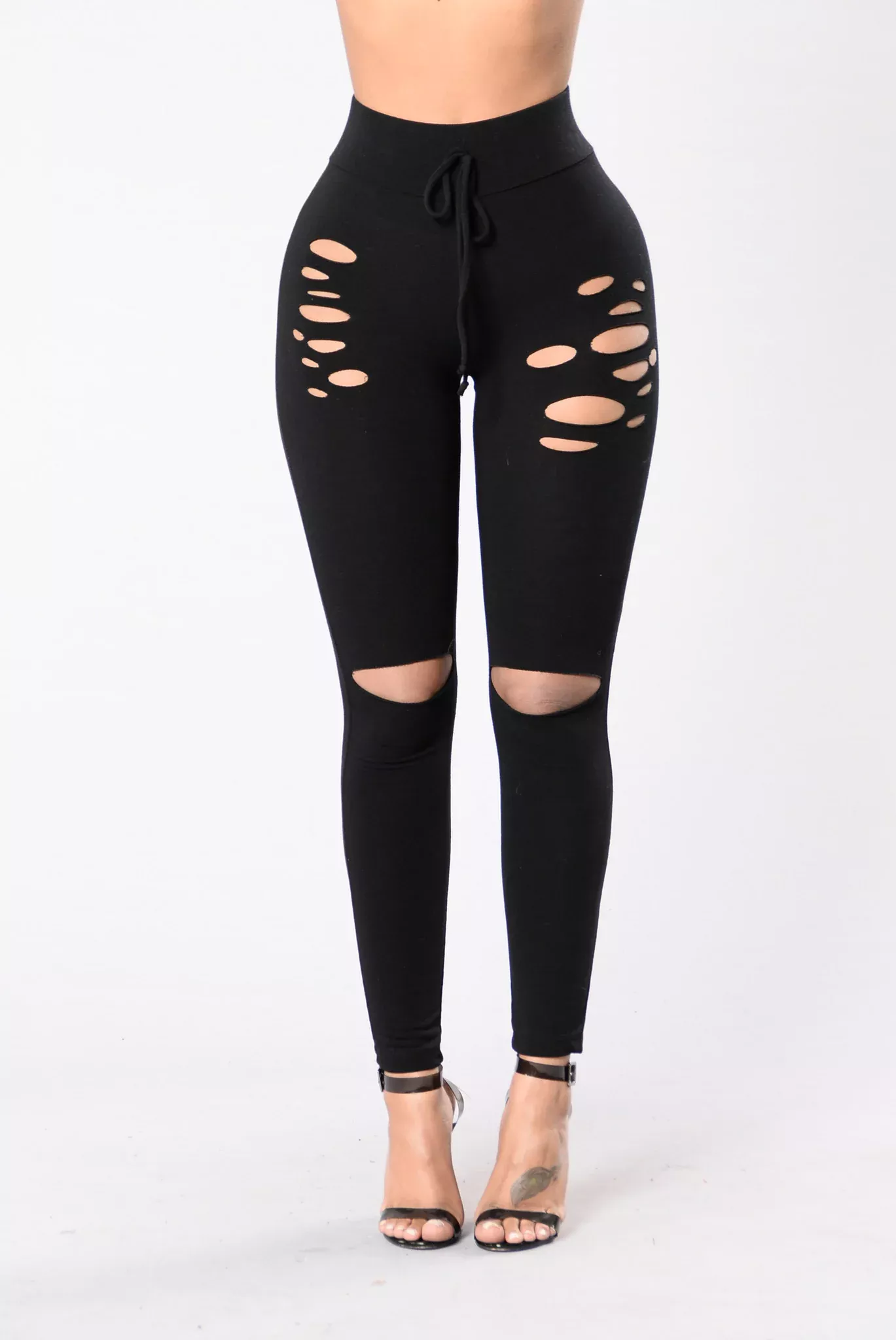Don't Fence Me In Legging - Black (hidden)