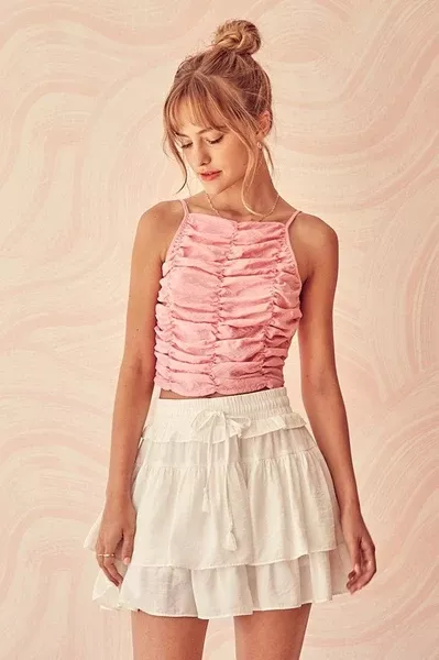 Draped Crop Top