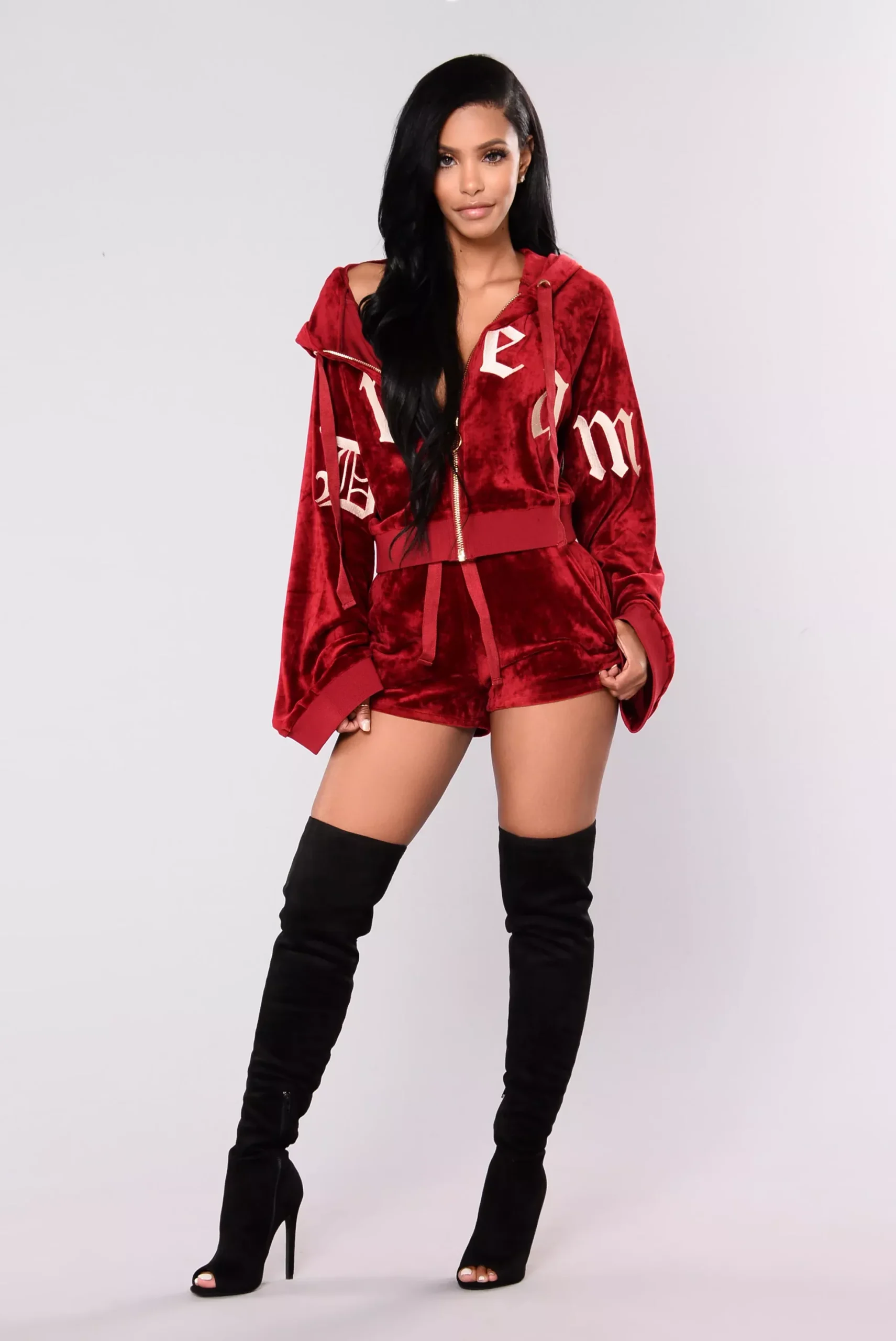 Dream On Velour Jacket - Amber
