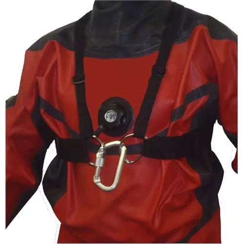 DRI Chest Harness w/ Stainless Steel D-Ring - Carabiner not included