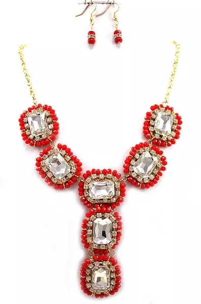 Drop Stone Necklace