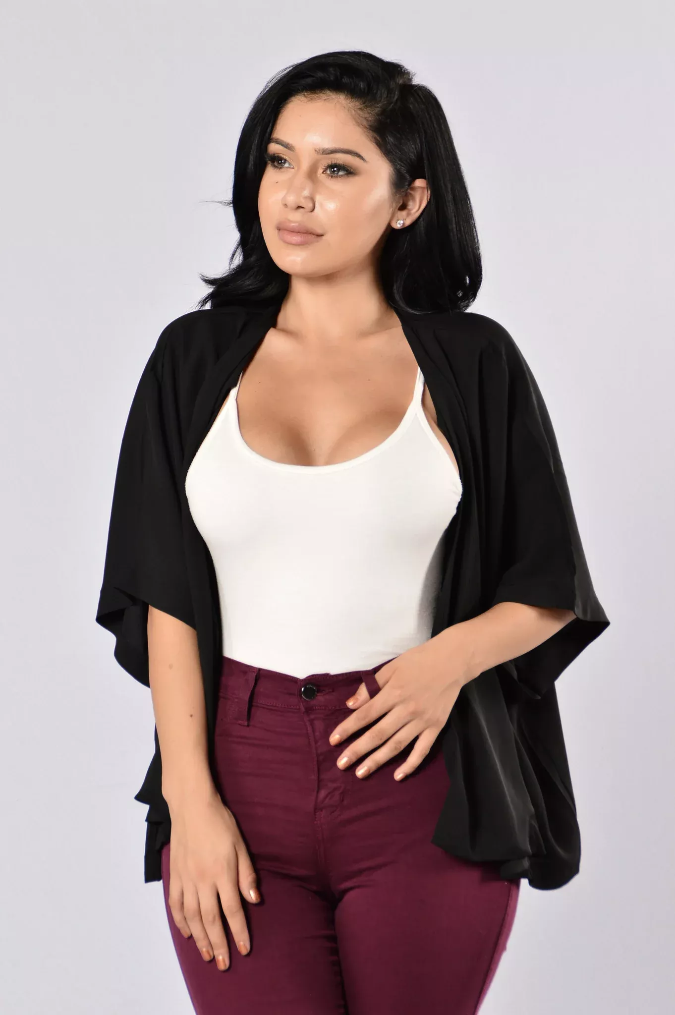 Easy As Can Be Kimono - Black