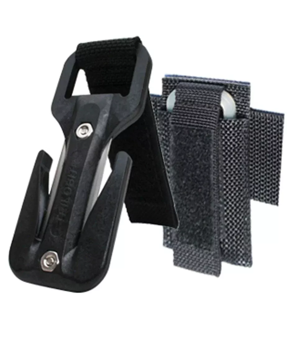 EEZYCUT Trilobite Knife w/ Harness Pouch & 2 Spare Blades