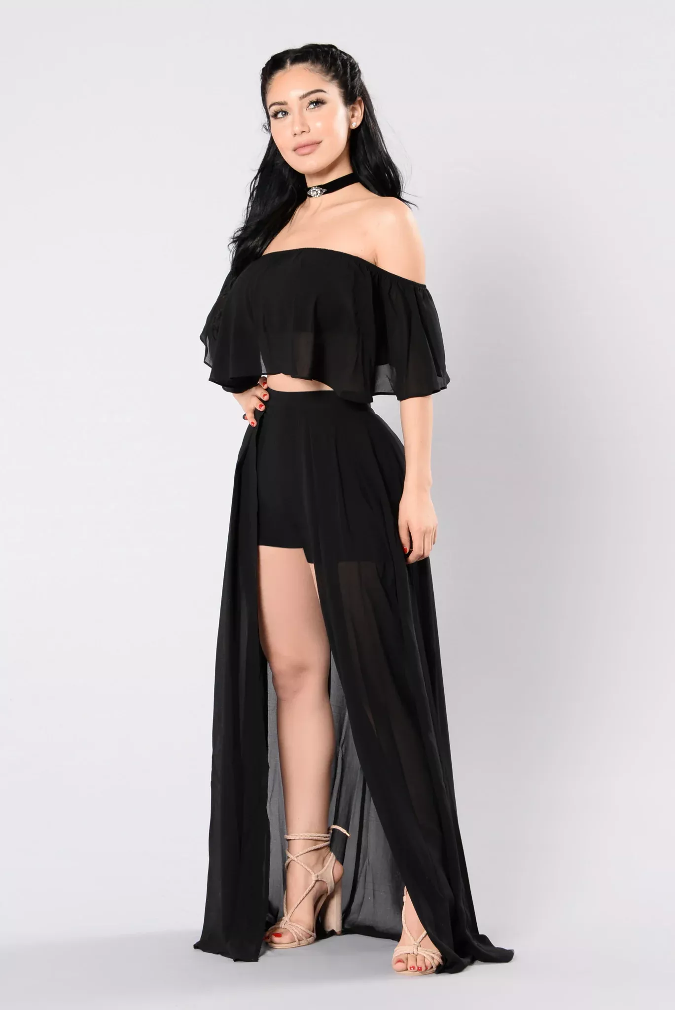 Elastic Heart Set - Black