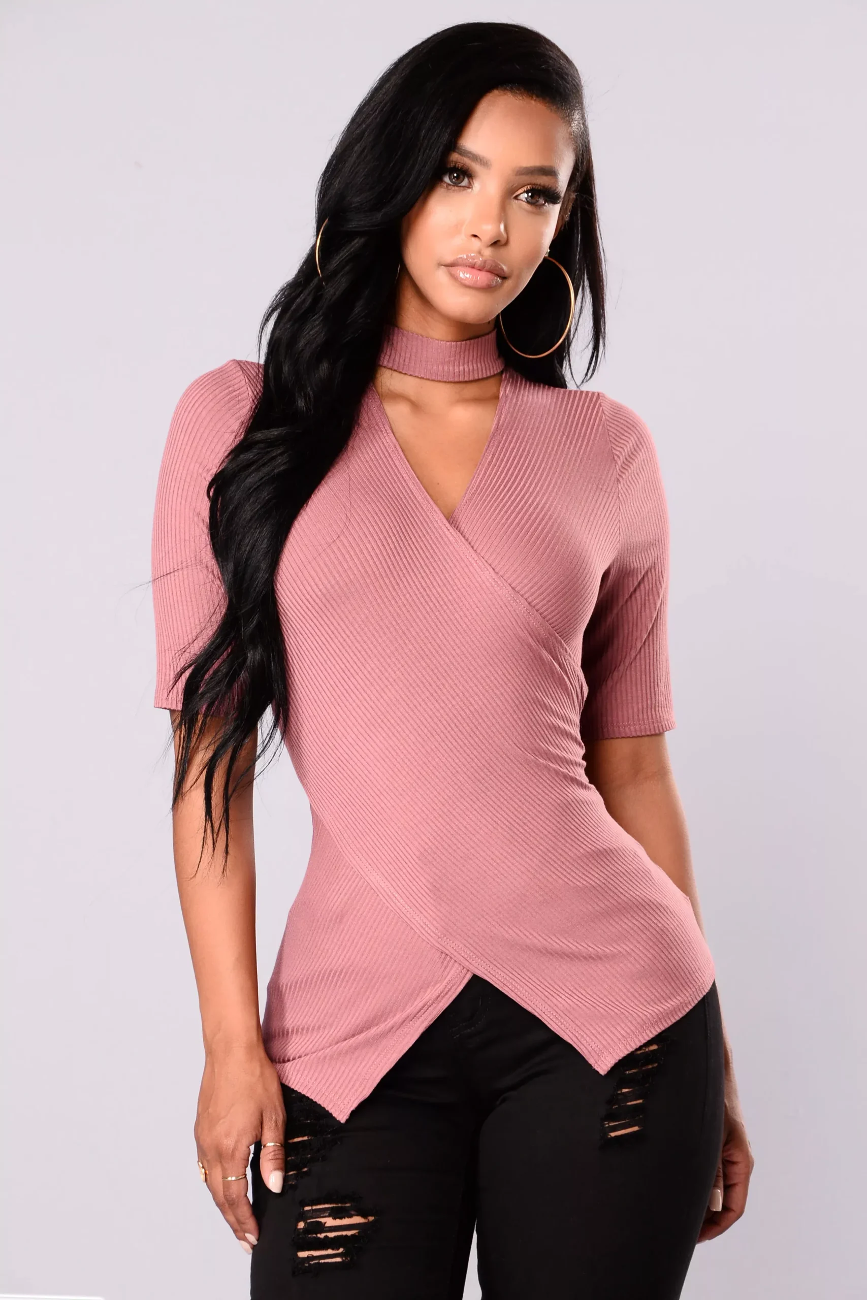 Elenya Top - Mauve