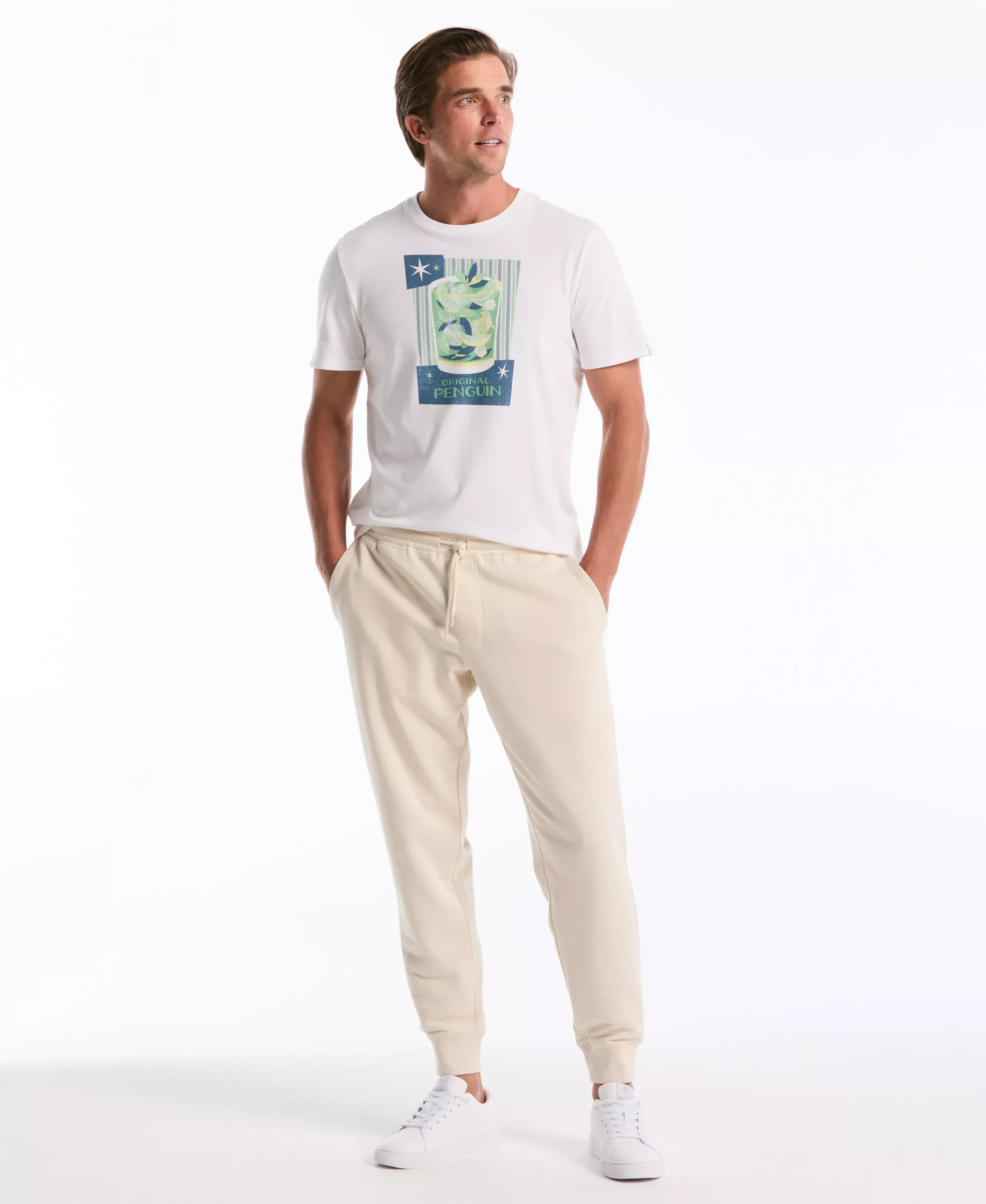 Embroidered Pete Fleece Jogger