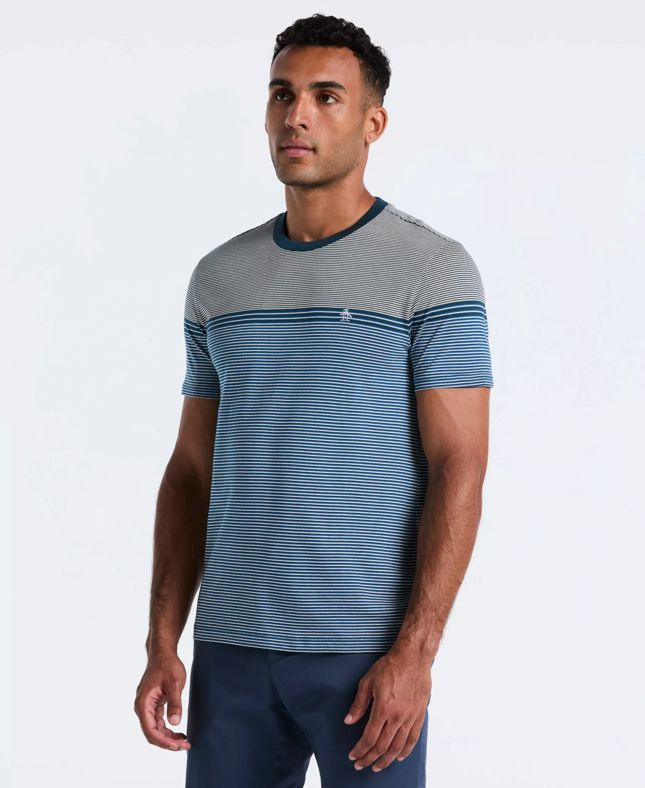 Engineered Stripe Jersey Tee
