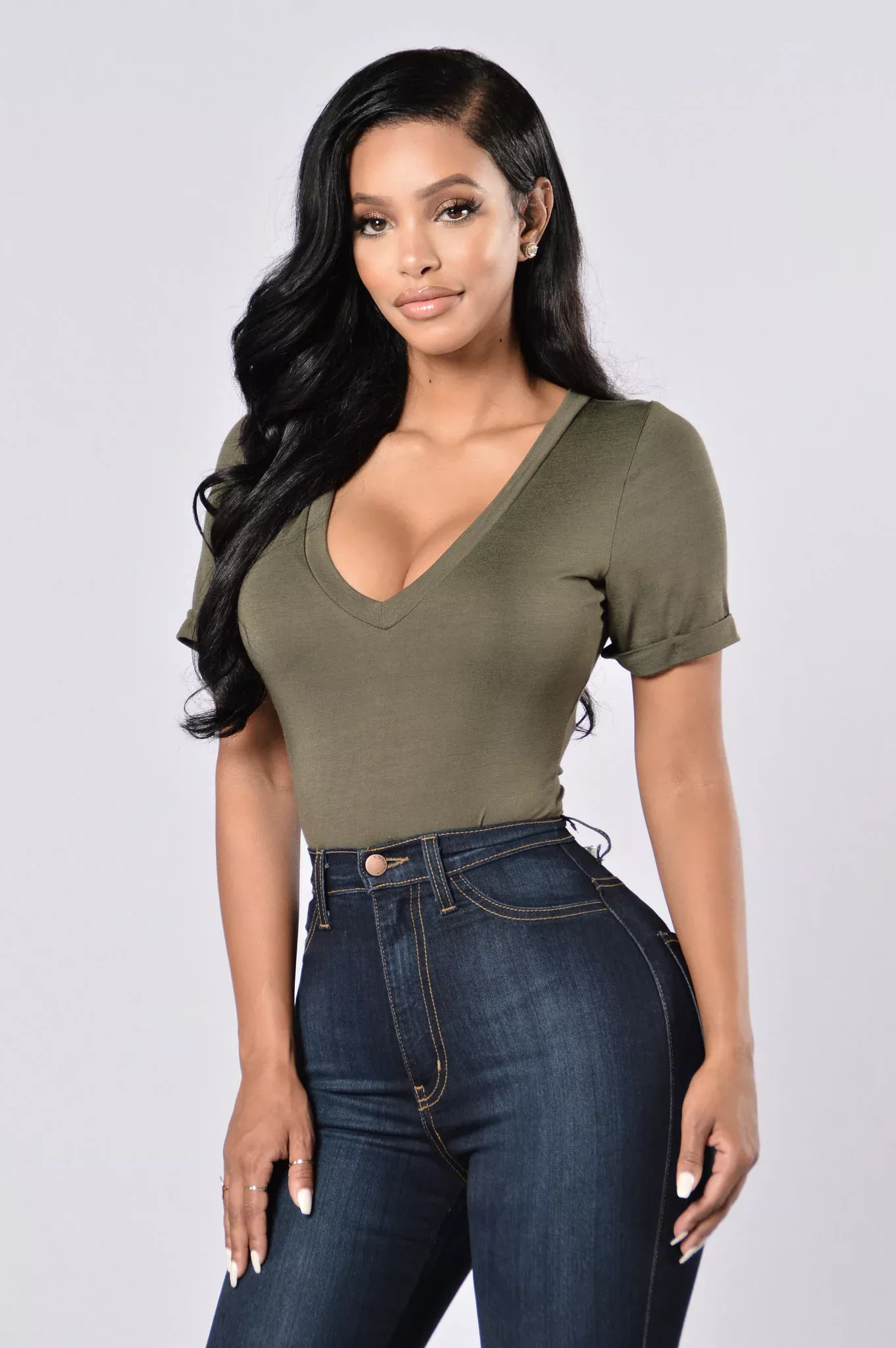 Favorite Tee Bodysuit - Olive