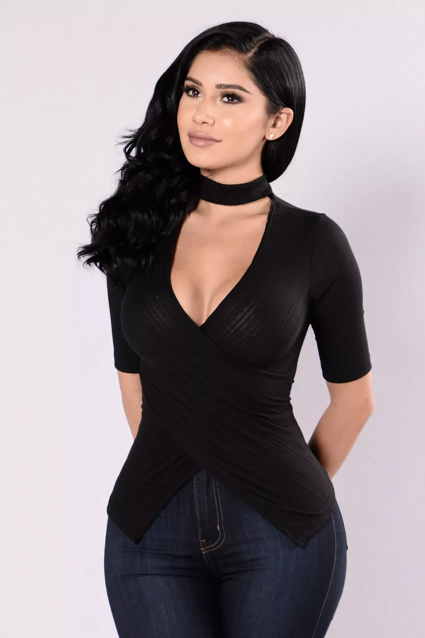 Flaunt It Top - Black