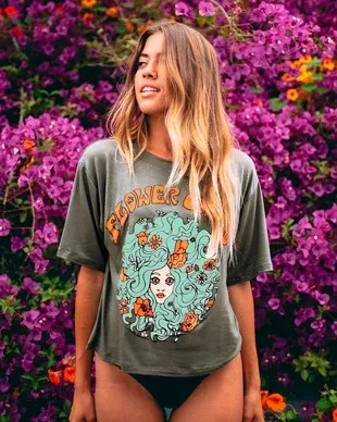 Flower Child Crop T-Shirt