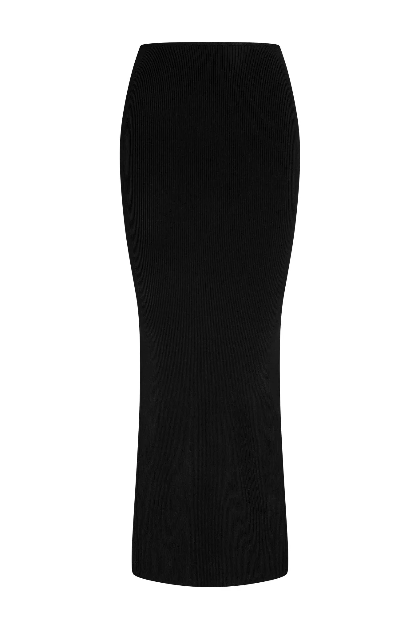 Fontelina Skirt - Black Knit Rib