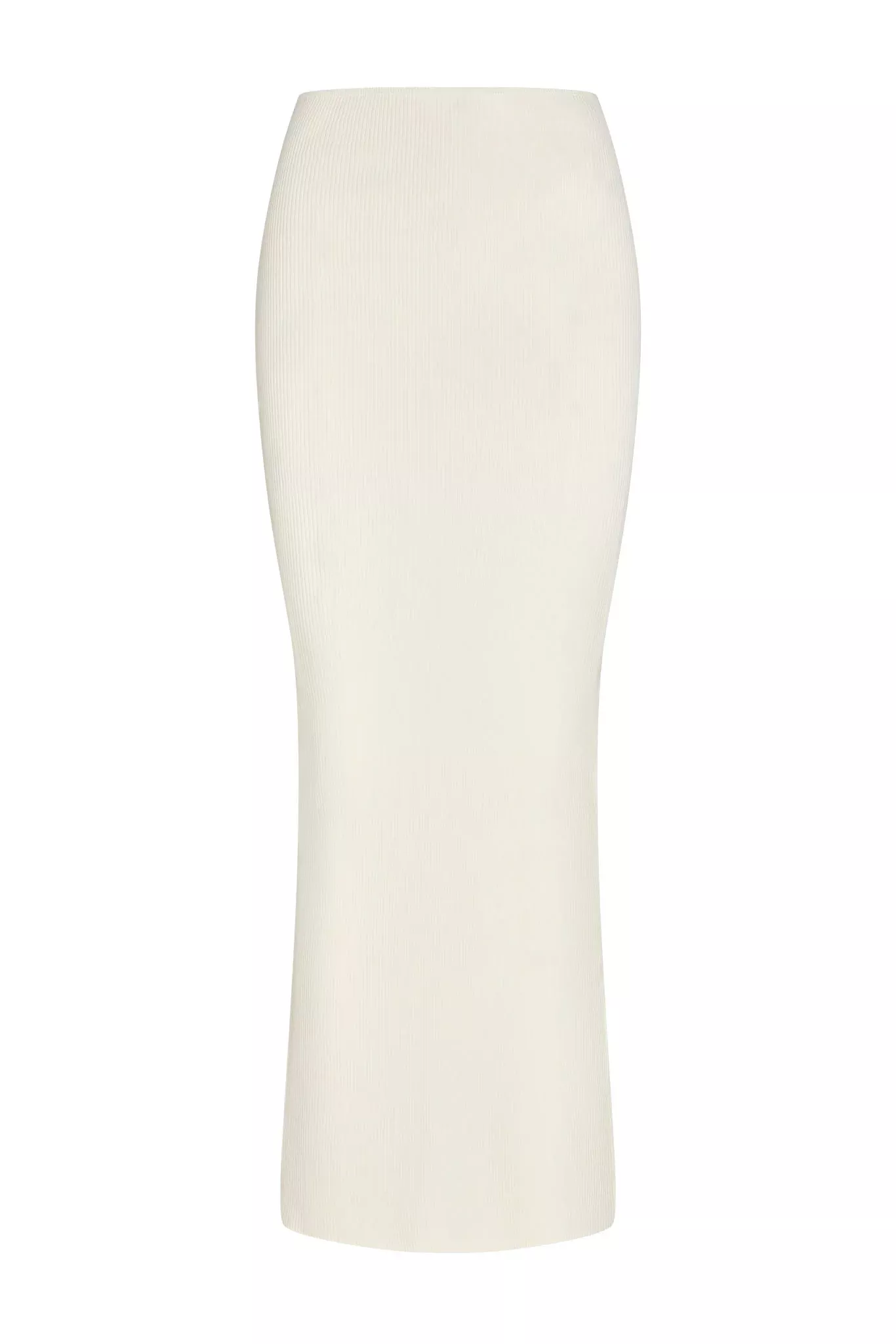 Fontelina Skirt - Ivory Knit Rib