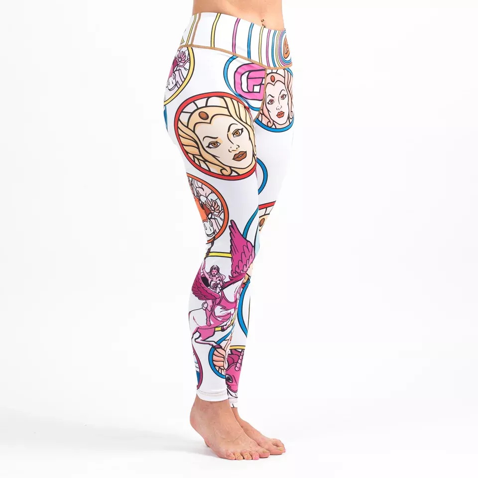 Fusion FG She-Ra Women's Leggings Spats- White (RETIRED)