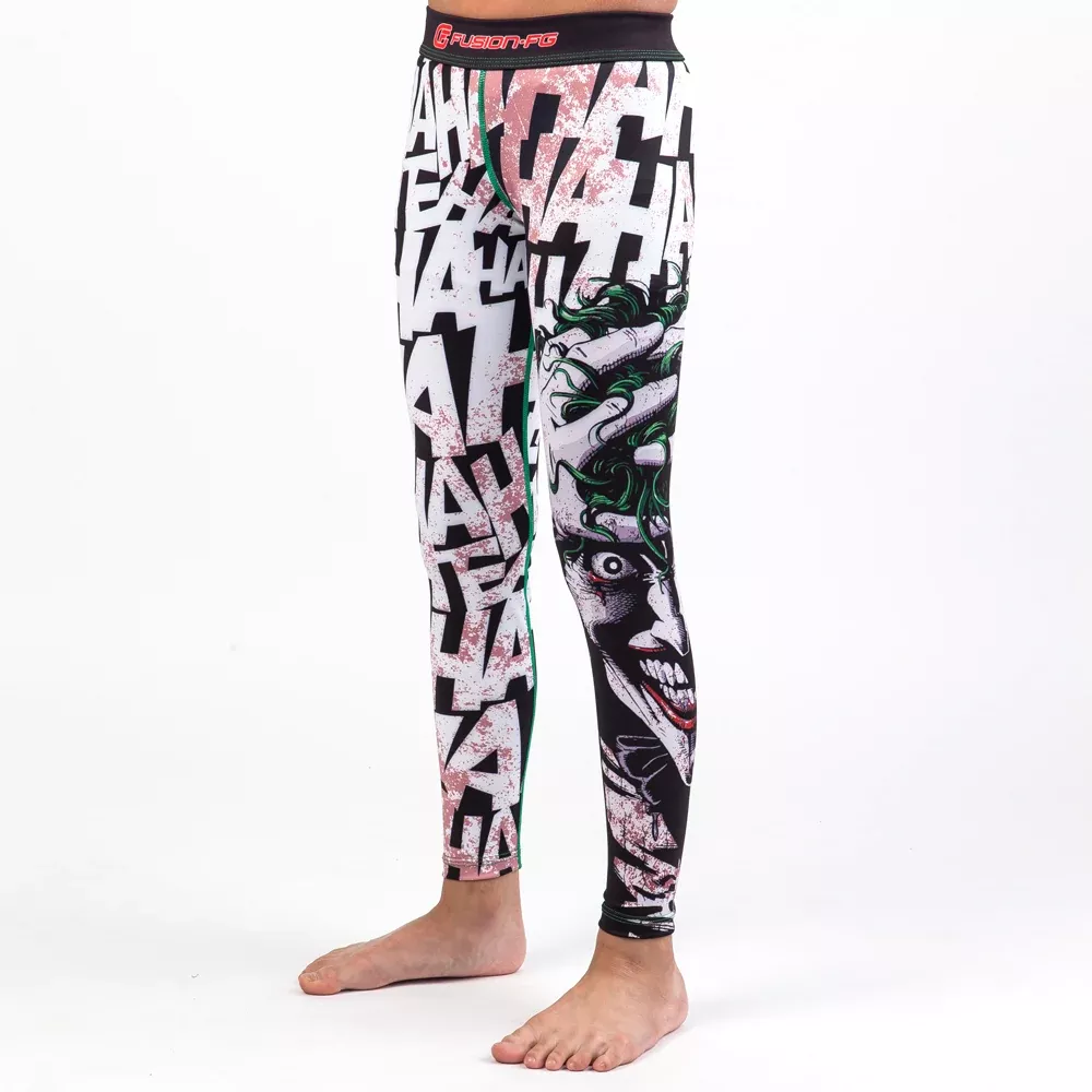 Fusion Fight Gear Batman The Killing Joke Kids BJJ Spats Compression Pants