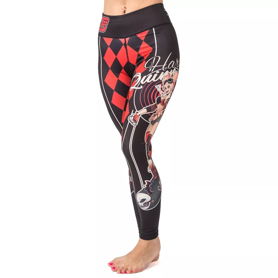 Fusion Fight Gear Harley Quinn DC Bombshells Women's Leggings/ BJJ Spats