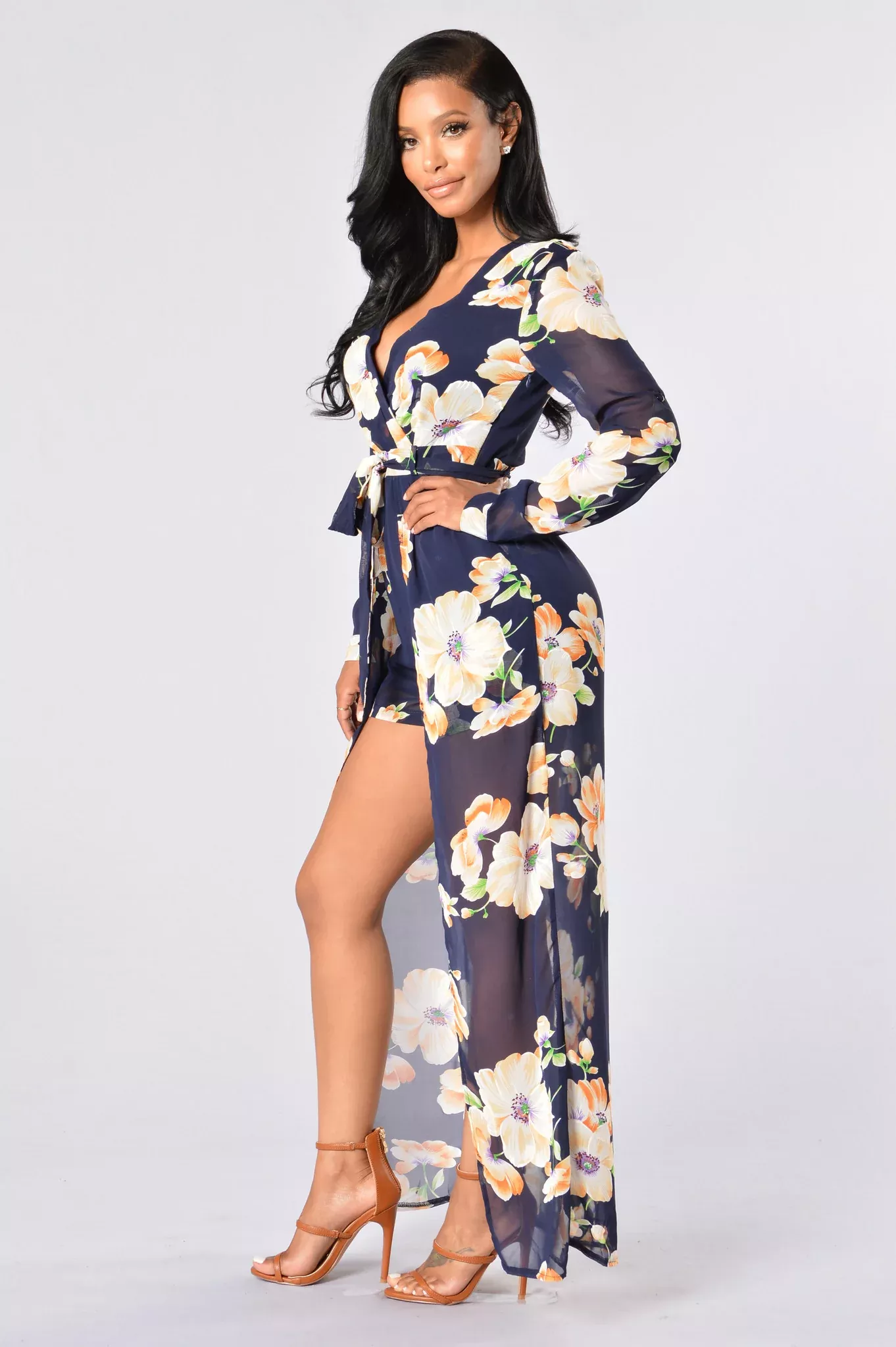 Geisha House Romper - Navy