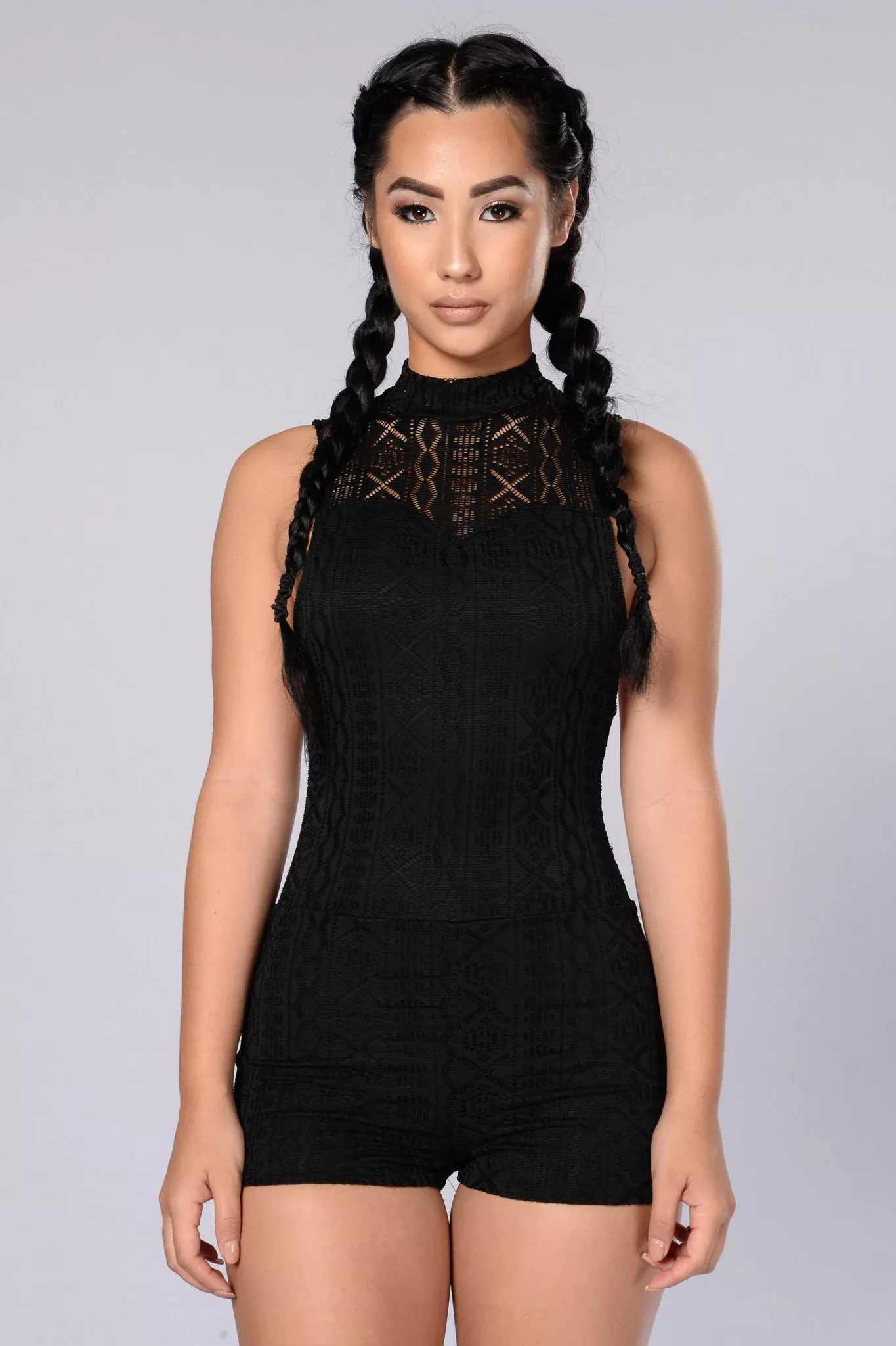 Get Me Bodied Romper - Black