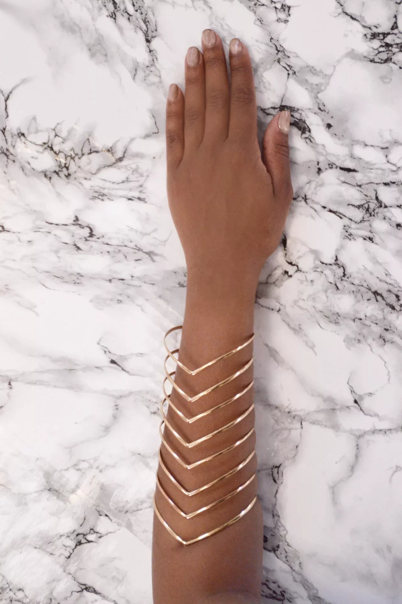 Get To The Point Cuff Bracelet - Gold
