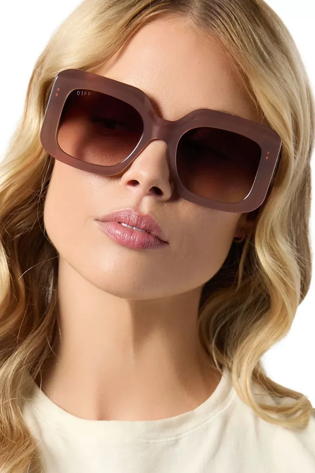 Giada Macchiato Brown Gradient Sunglasses