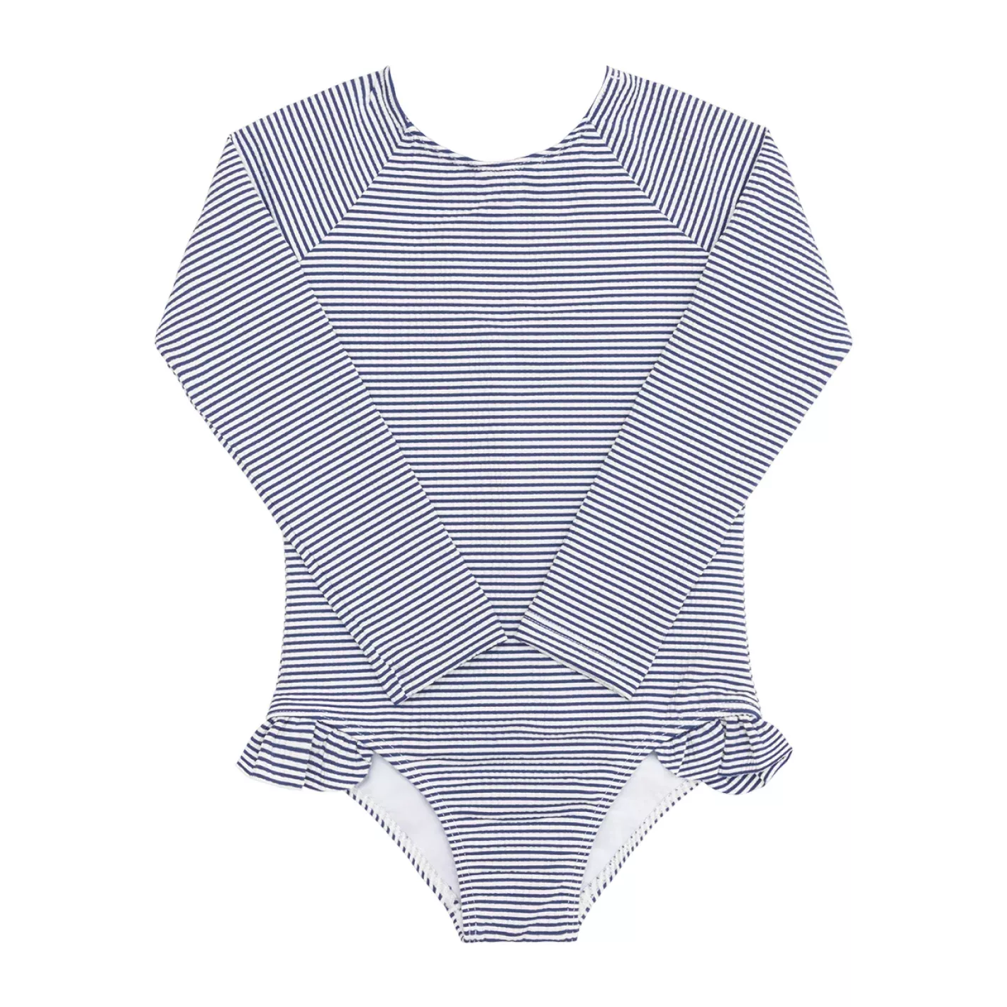 girls harbor stripe rashguard one piece