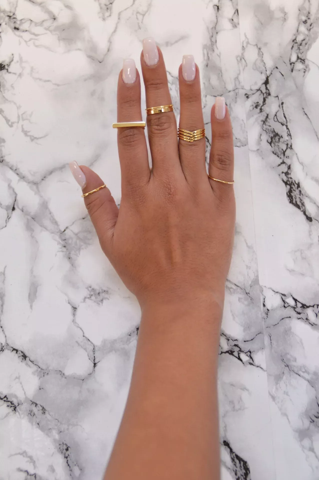 Gold Standard Ring Set - Gold