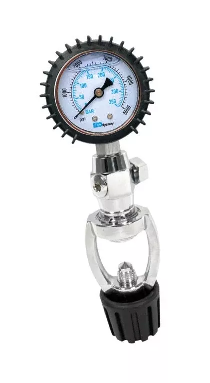 H2Odyssey Oil-Filled Pressure Checker Yoke PSI Check