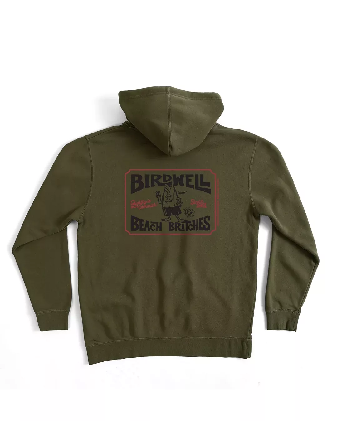 Hangtag Midweight Hoodie - Army – Birdwell
