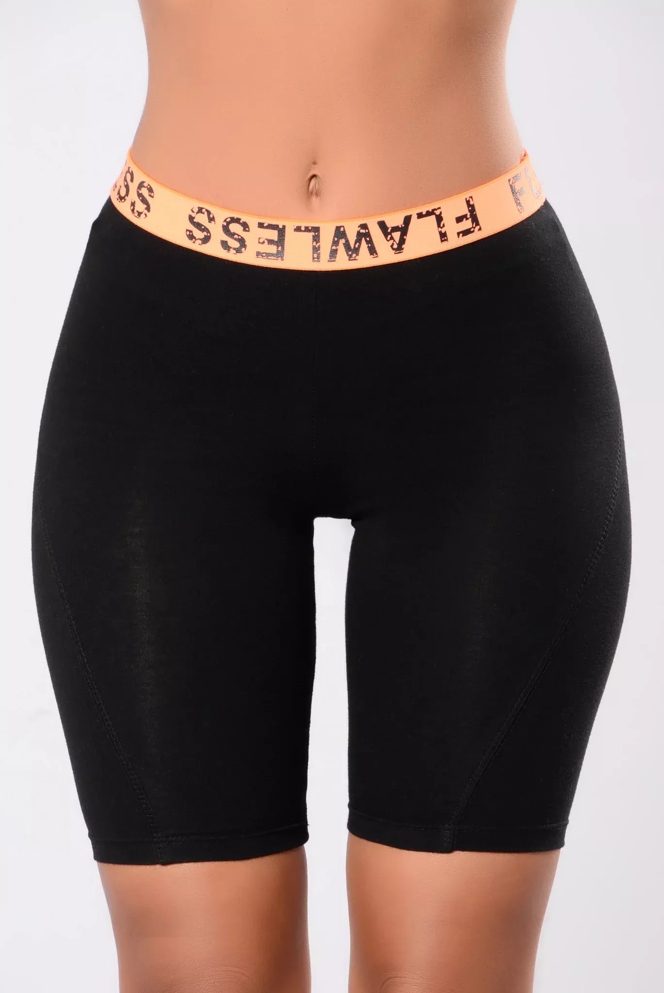 Have No Flaws Bottoms - Black/Orange