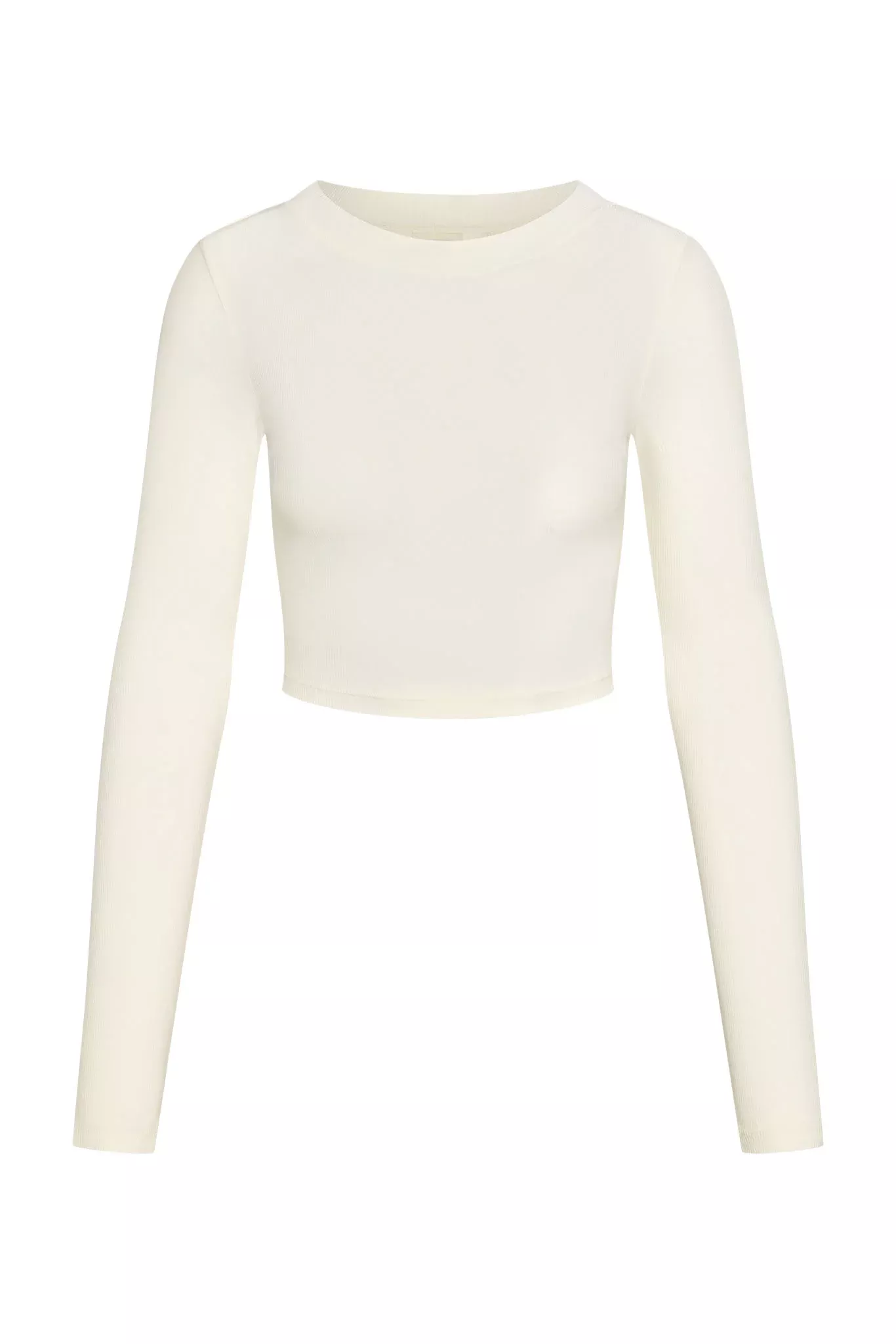 Hayworth Long Sleeve - Ivory Lightweight Rib
