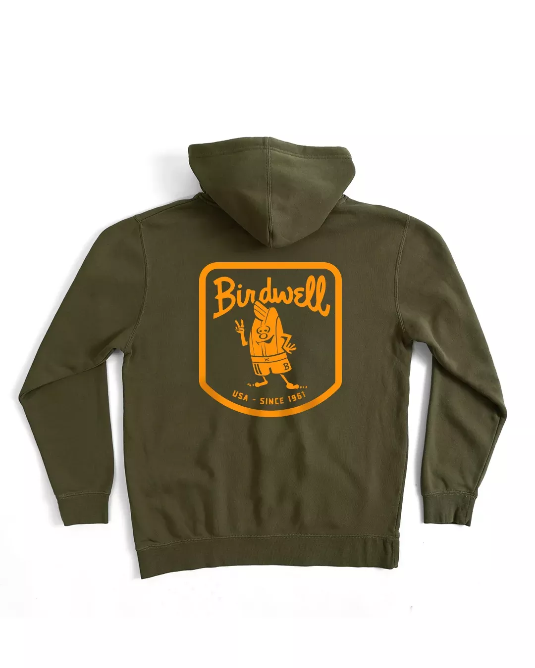 Herald Midweight Hoodie - Army – Birdwell