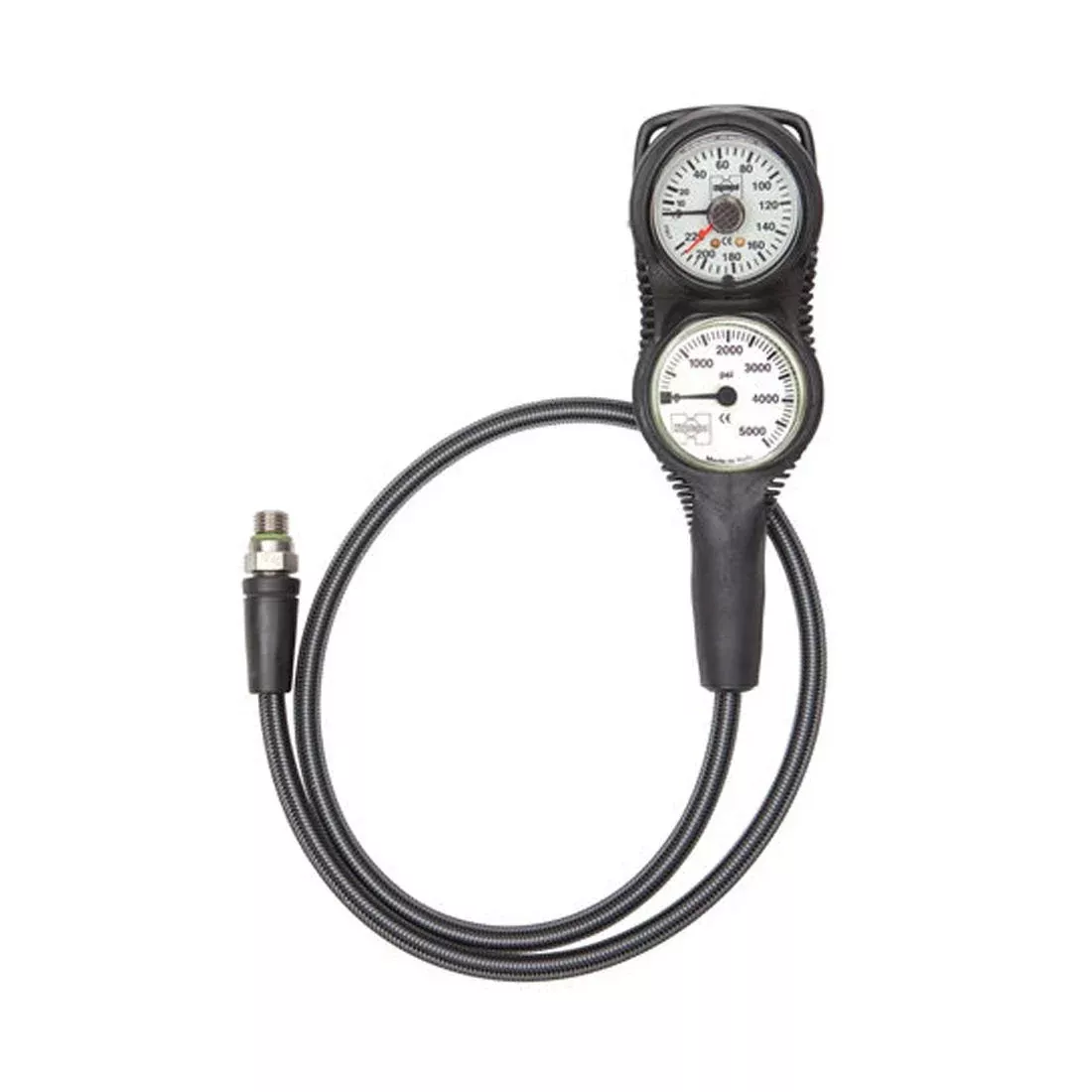 Highland Two Pressure Gauge/Depth Console Combo w/ Miflex Hose