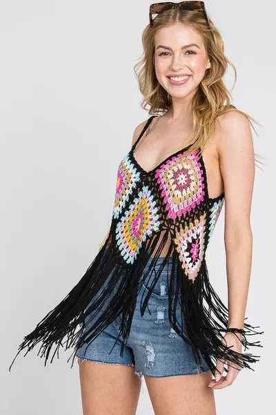 Hippie Girl Fringe Tank