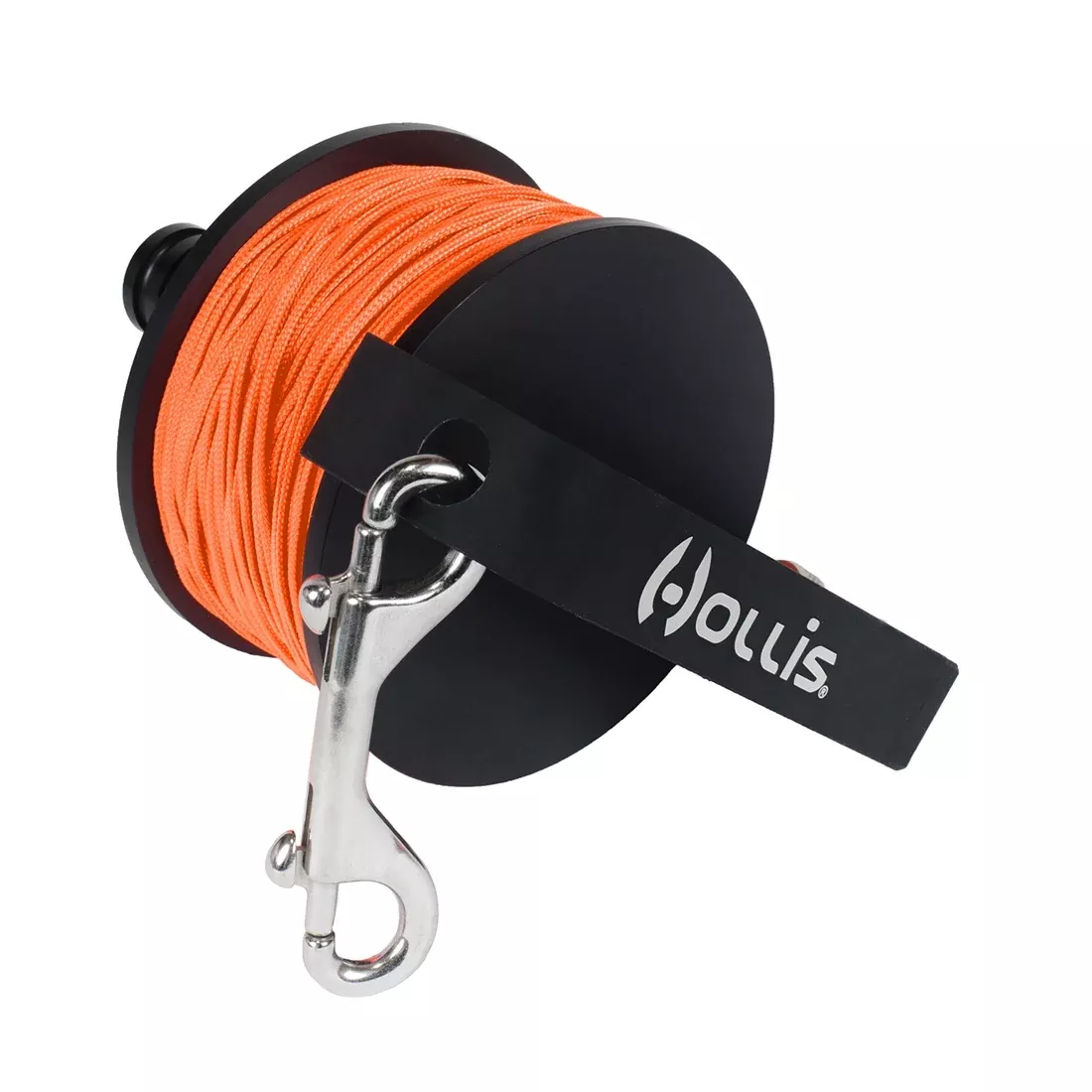 Hollis 200ft Seeker Primary Orange Nylon Line Reel